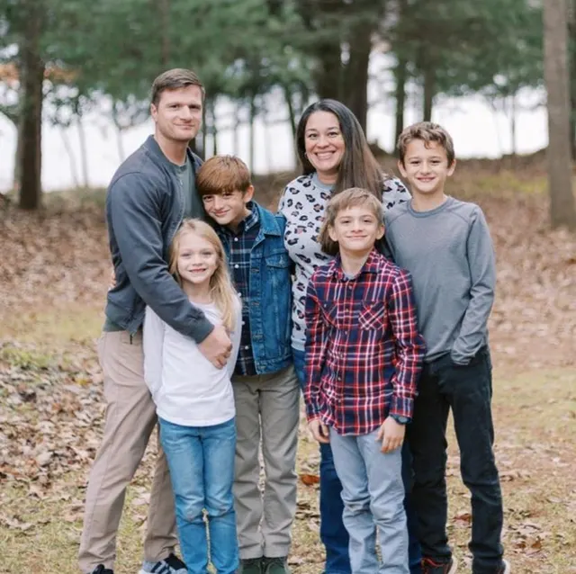 Pastor Daniel Cazenave and his family.